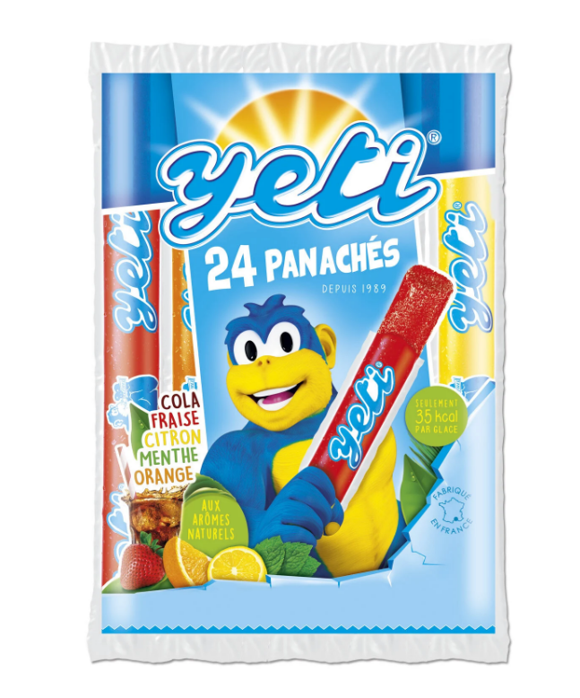 YETI 24 FLAVORED ICE POPS X48 3G