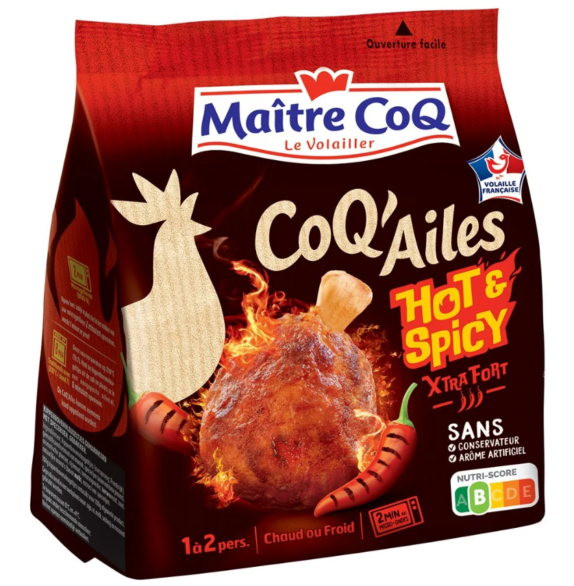 COQ AILE HOT SPICY 250G