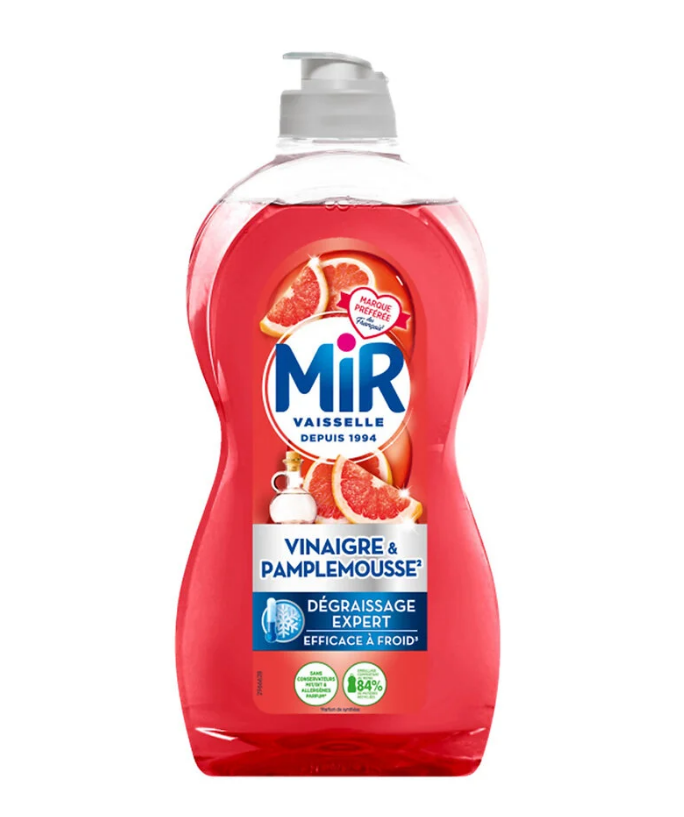 Mir Dishwashing Liquid Vinegar & Grapefruit 450ml
