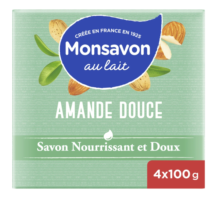 Almond Soap 4x100g Monsav