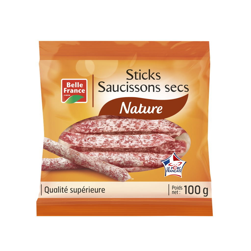 Belle France Bâtonnets de Saucisson Sec VPF 100g