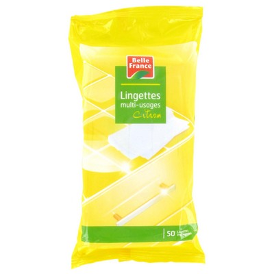 Lingettes multi-usages citron