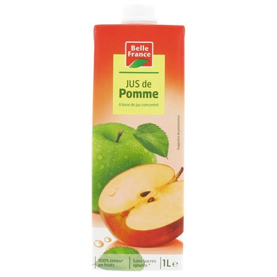 JUS DE POMME ABC BF BRIQUE 1 L