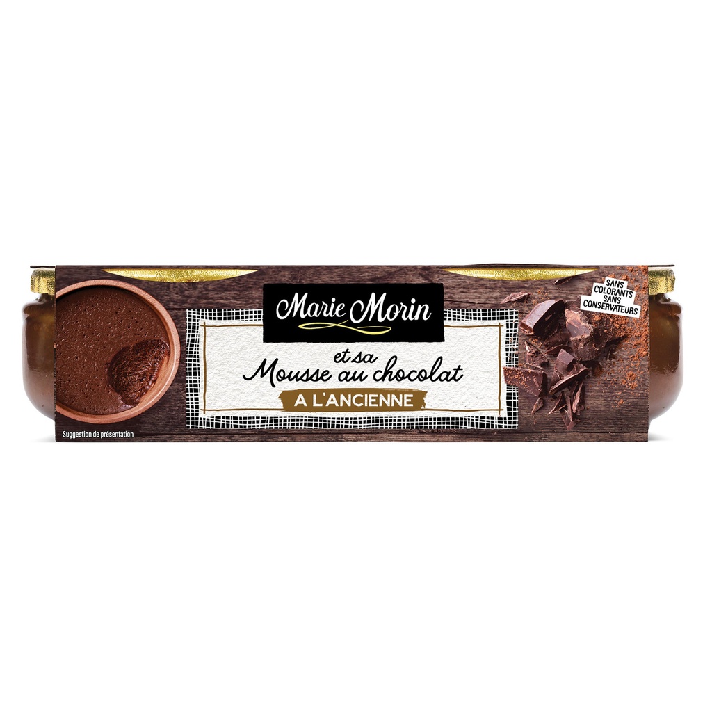 MOUSSE CHOCOLAT X2 MORIN