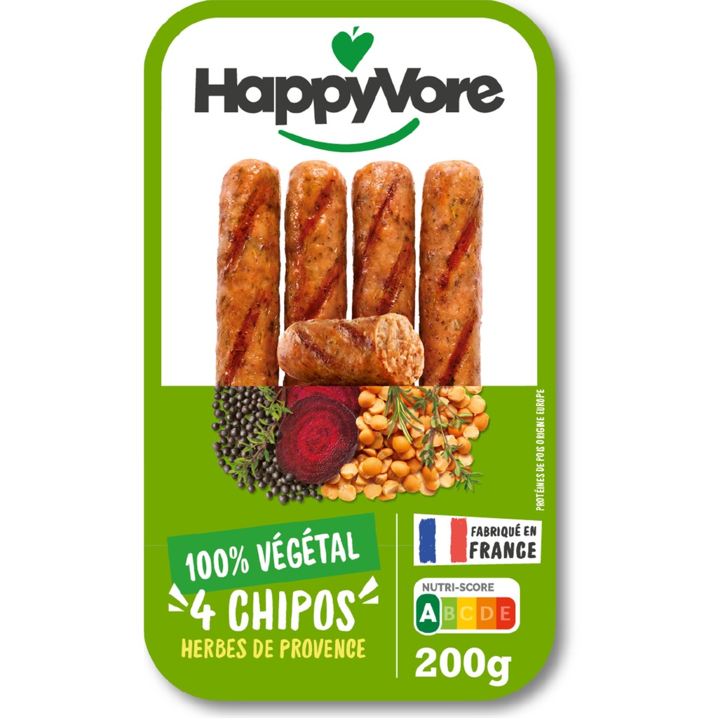 CHIPOS VEGE HERB. X4 200G