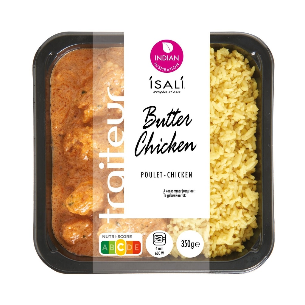 BUTTER CHICKEN & RICE 350G ISA
