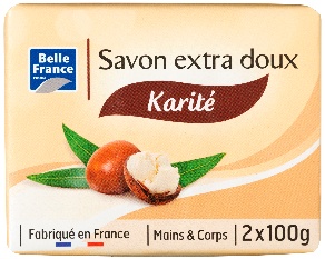 Savons de Provence au Karité Belle France 2 x 100g