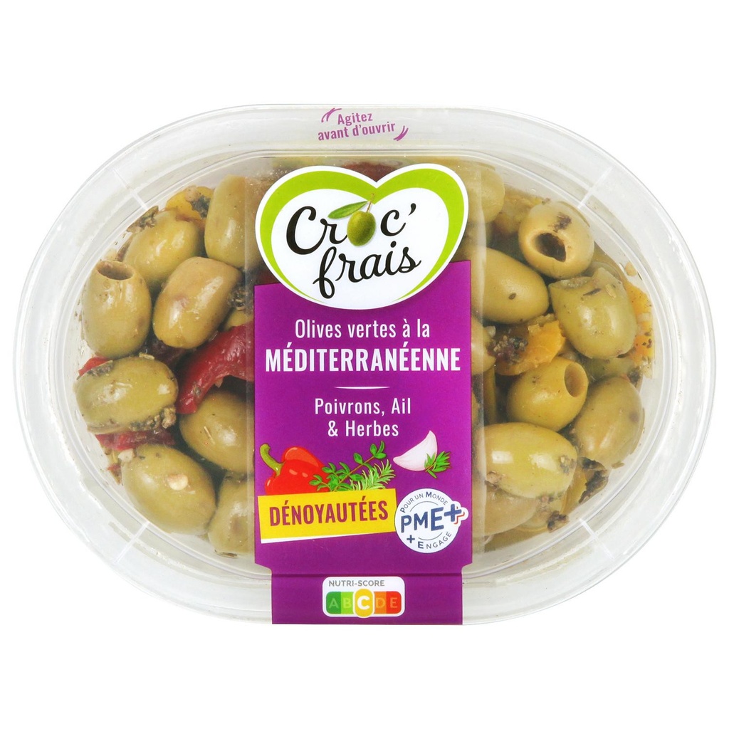 Olives Méditerranéennes Dénoyautées 200g