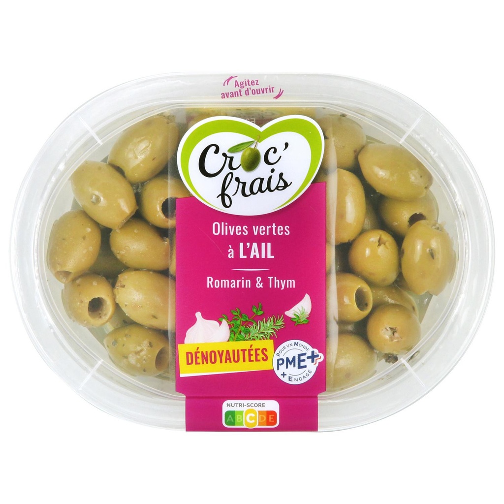 Pitted Garlic Olives 200g