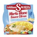 WILLIAM SAURIN - White Hake with Lemon Sauce, Cooked Rice & Mixed Vegetables 300g