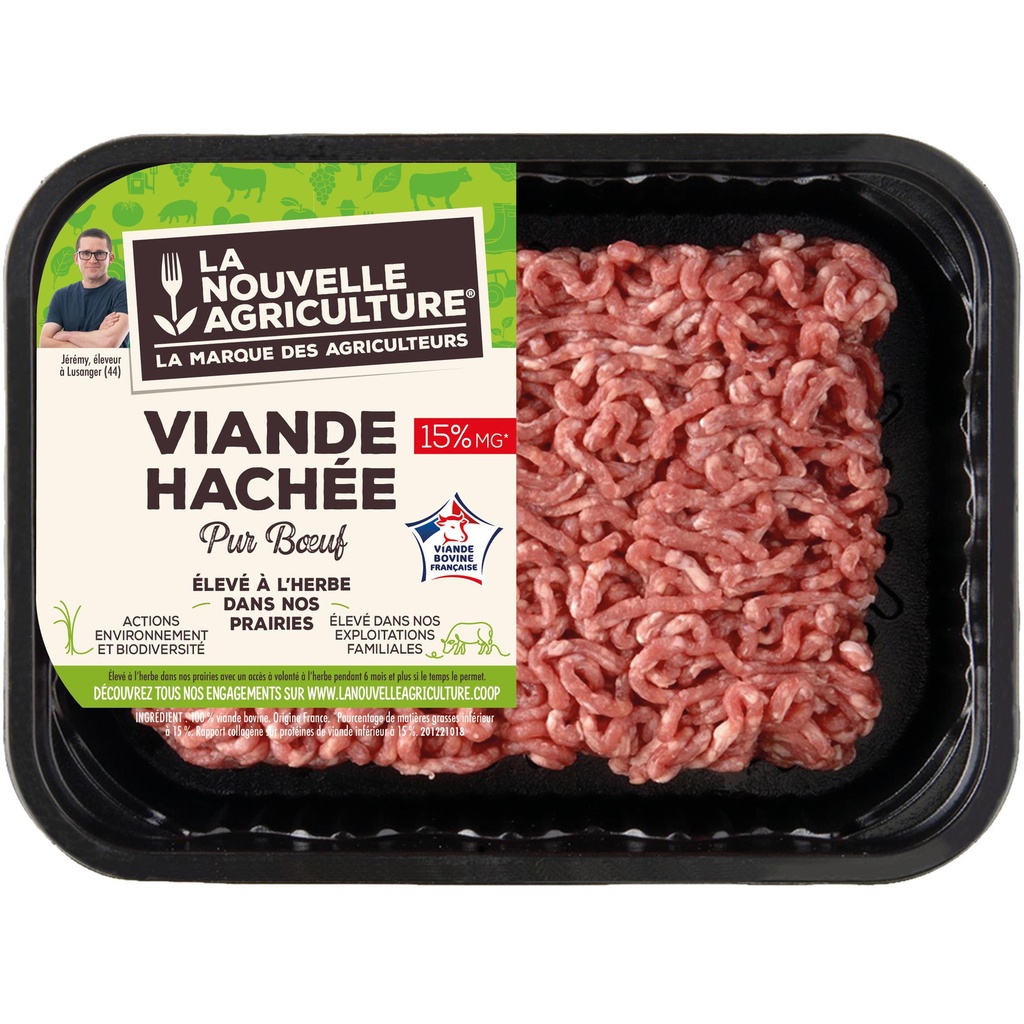 HACHEE BOEUF 15% 300G LNA