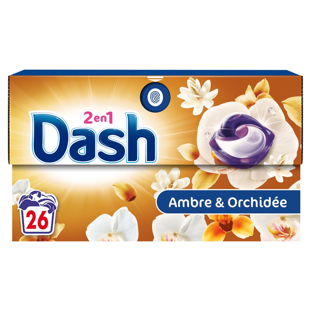 DASH Pods Orchidée Ambrée x26 496g