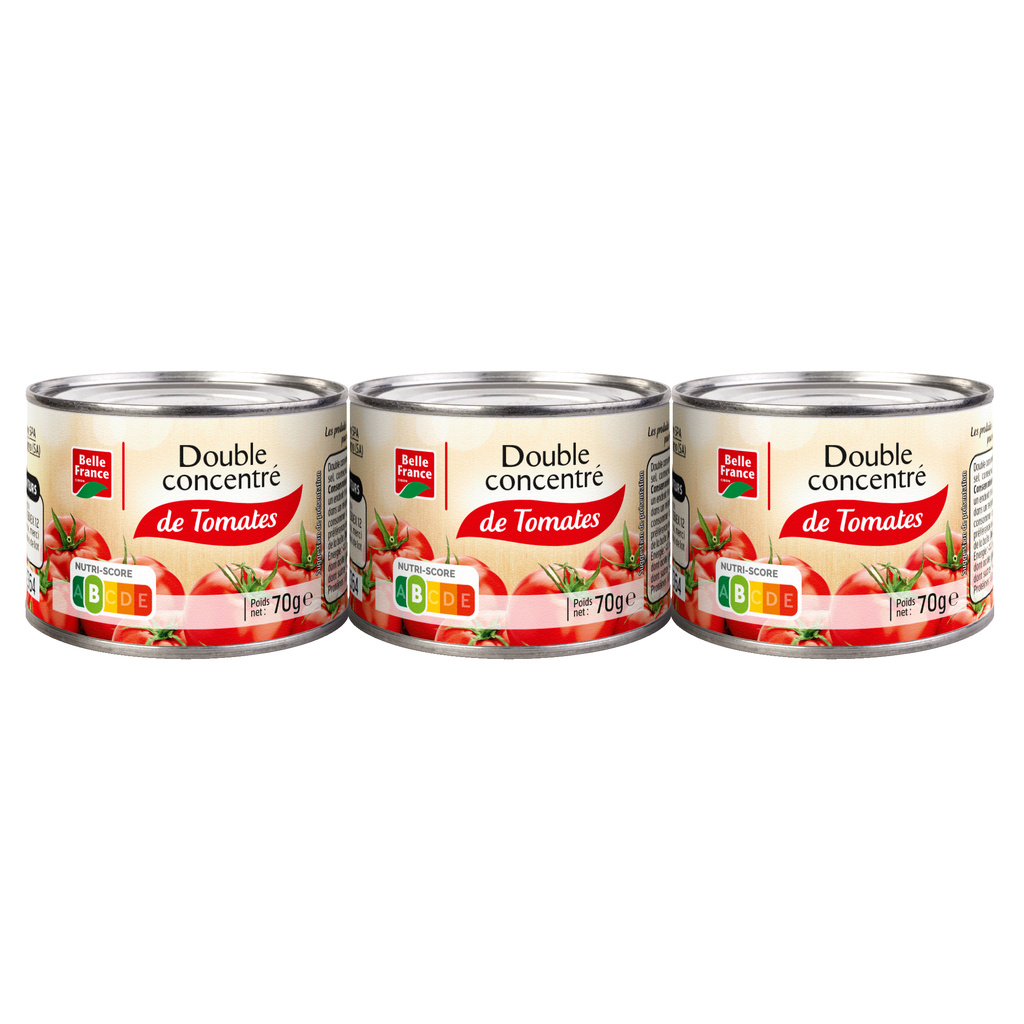 BF Double Concentré de Tomates 3x70g