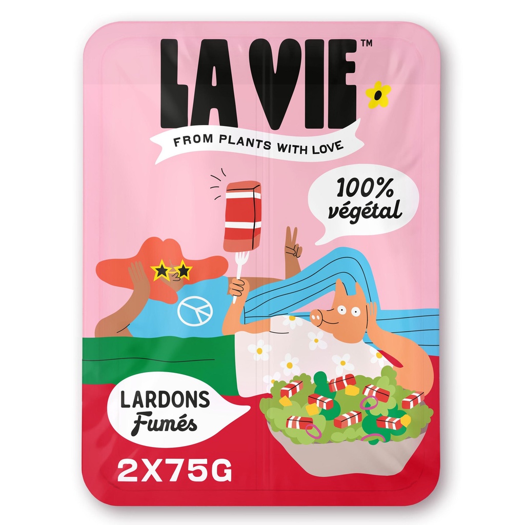 Smoked Veggie Lardons 150g
