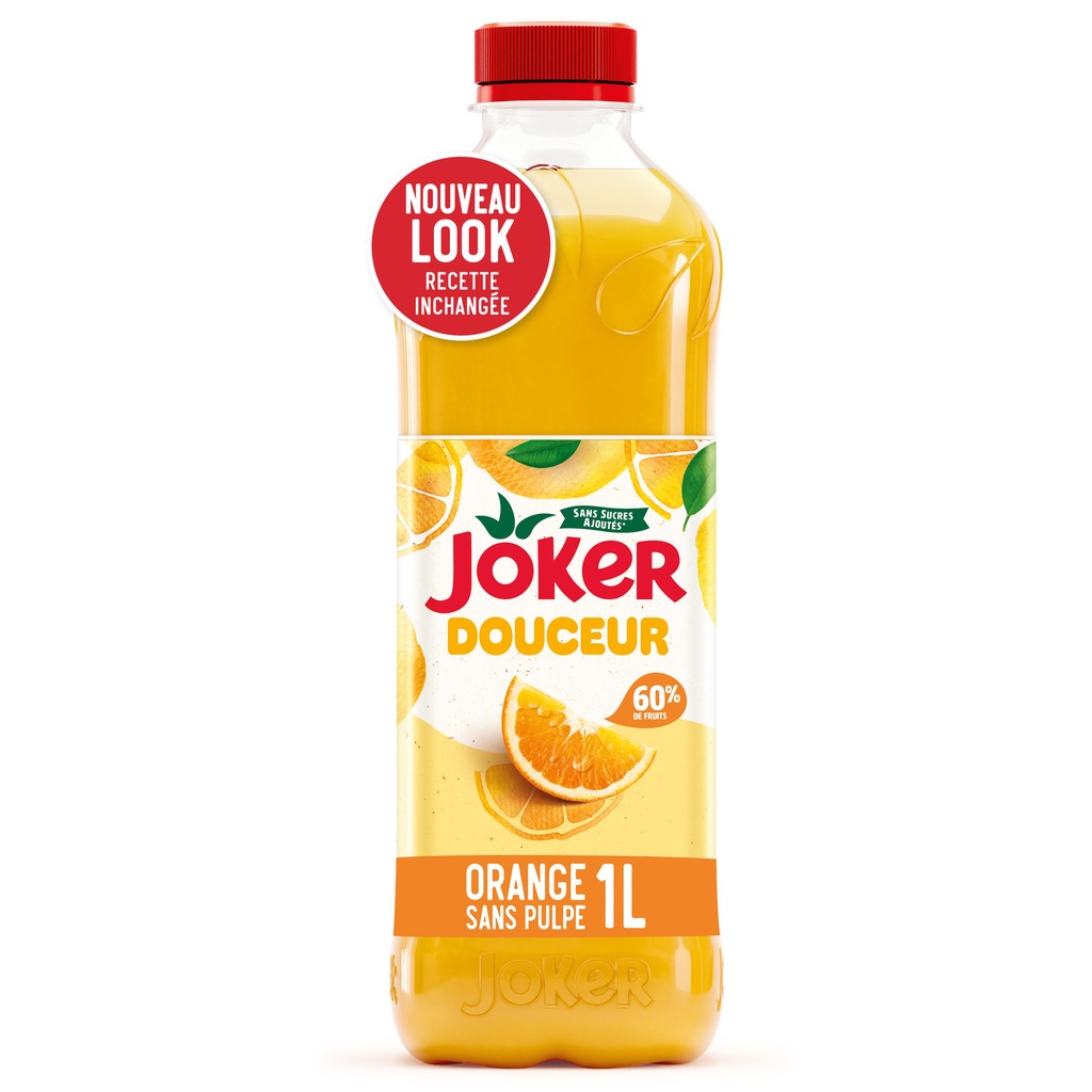 JOK Smooth Orange Juice No Pulp 1L PET Bottle