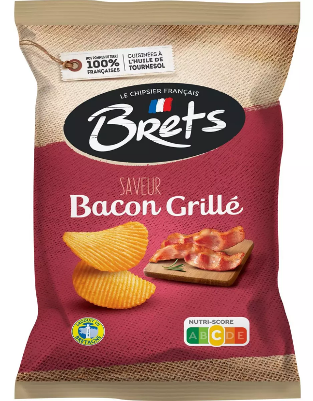 Brets Grilled Bacon Flavor 125g