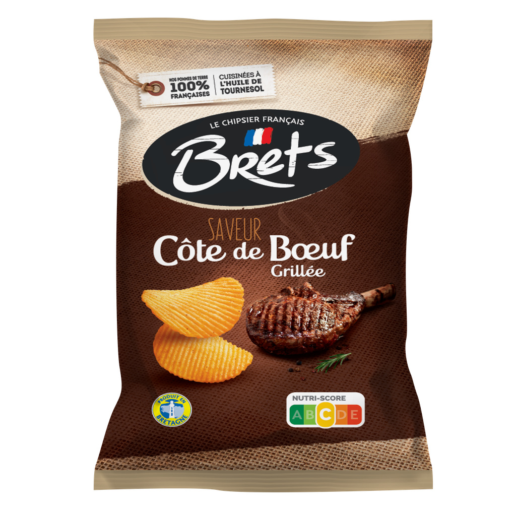 Bret's Chips Saveur Côte de Bœuf Grillée 125g
