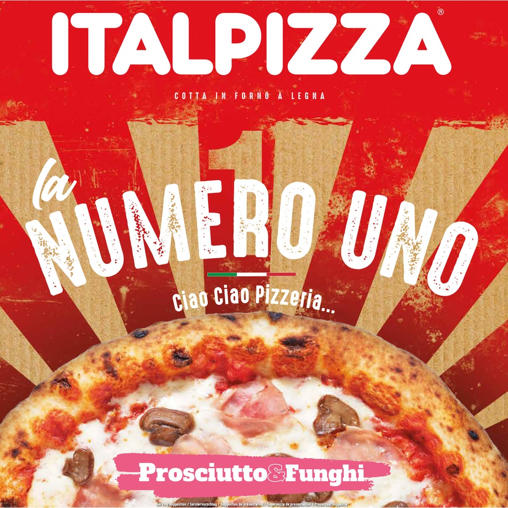 PIZZA NUM.UNO HAM 440G IT