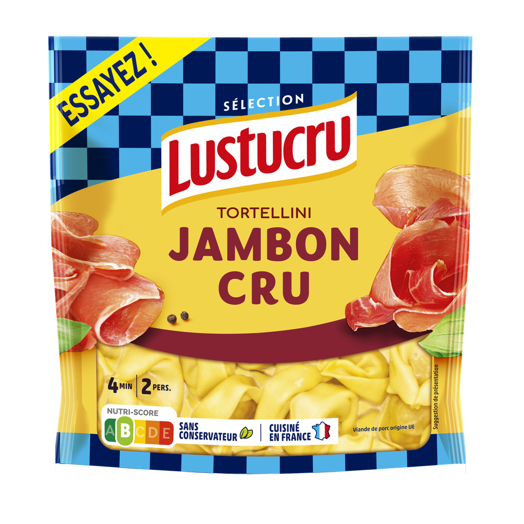 Lustucru Tortellini Jambon Cru 250g