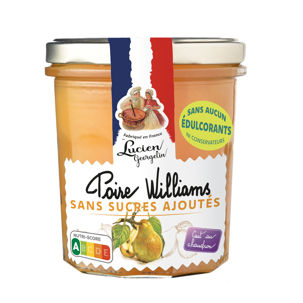 Préparation de Poires Williams Sans Sucres Ajoutés 320g - Lucien Georgelin