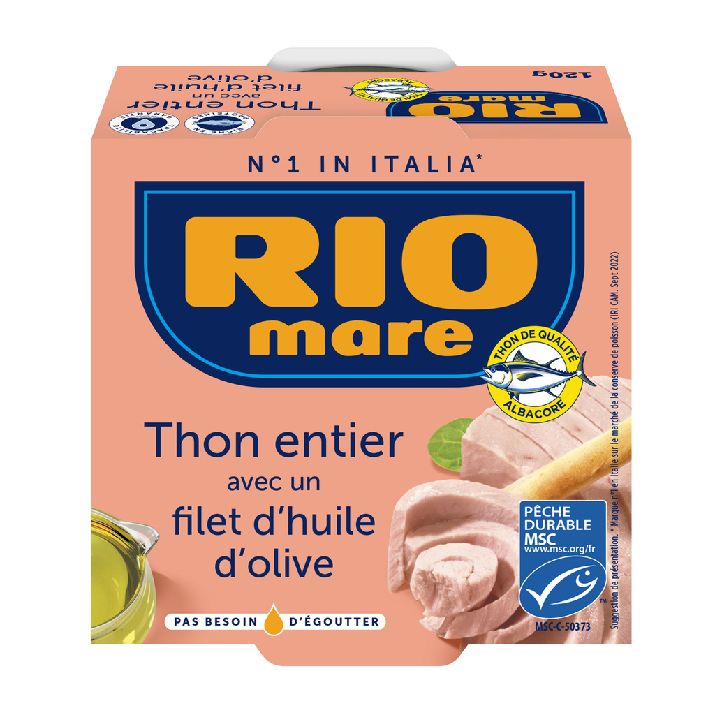 Thon Entier MSC à l’Huile d’Olive - 120g