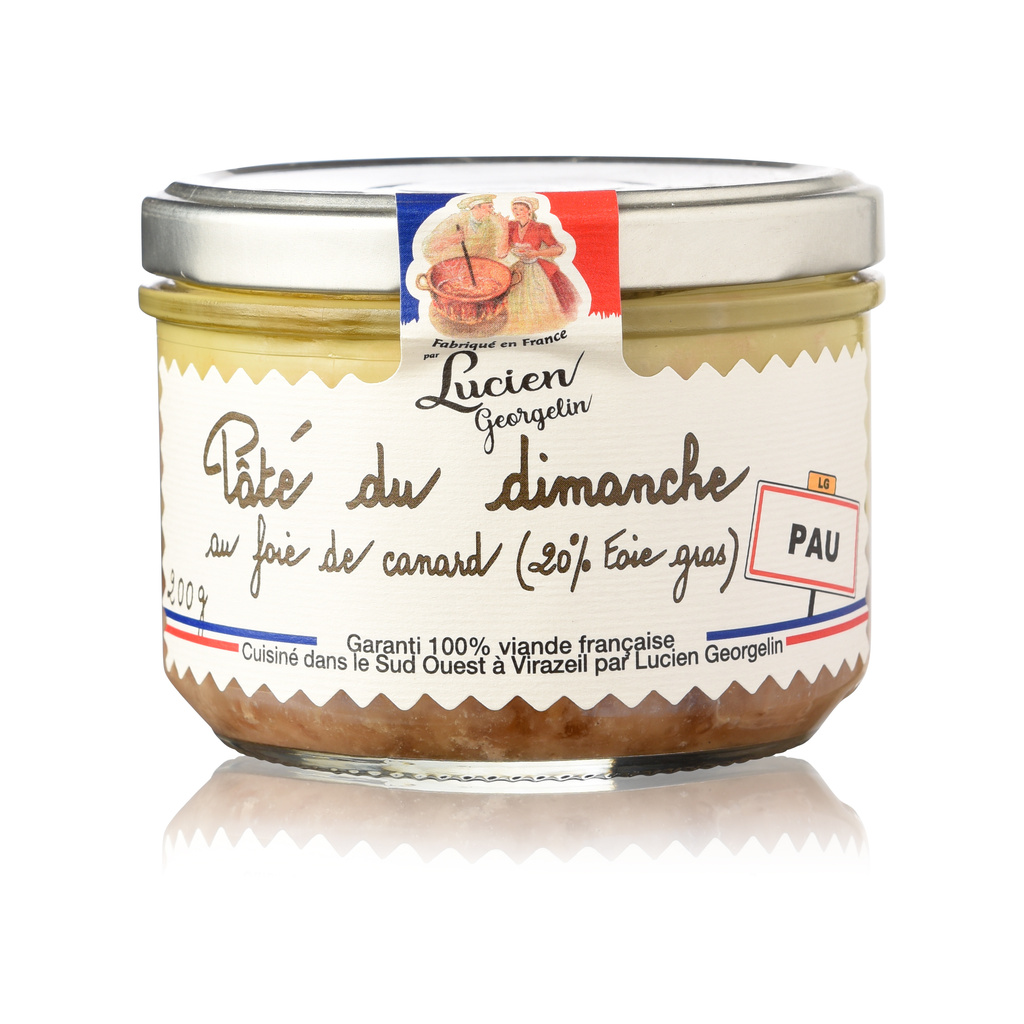 Pâté au Foie Gras - Pau - 200g Lucien Georgelin
