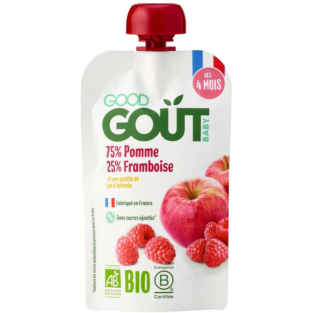 Organic Apple Raspberry Compote 120g