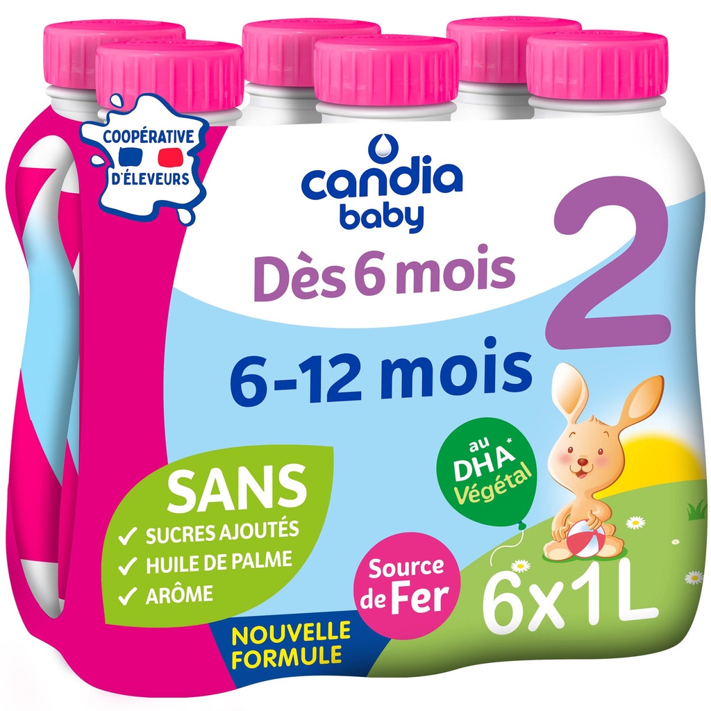BV6X1L LAIT BABY 2 CANDIA