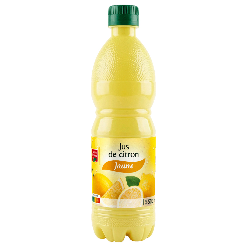JUS DE CITRON JAUNE BF FLACON 50 CL