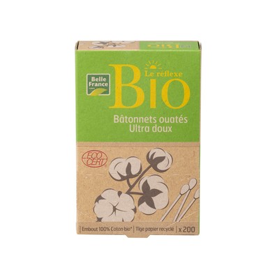 ETUI 200 BATONNETS HYGIENE BIO