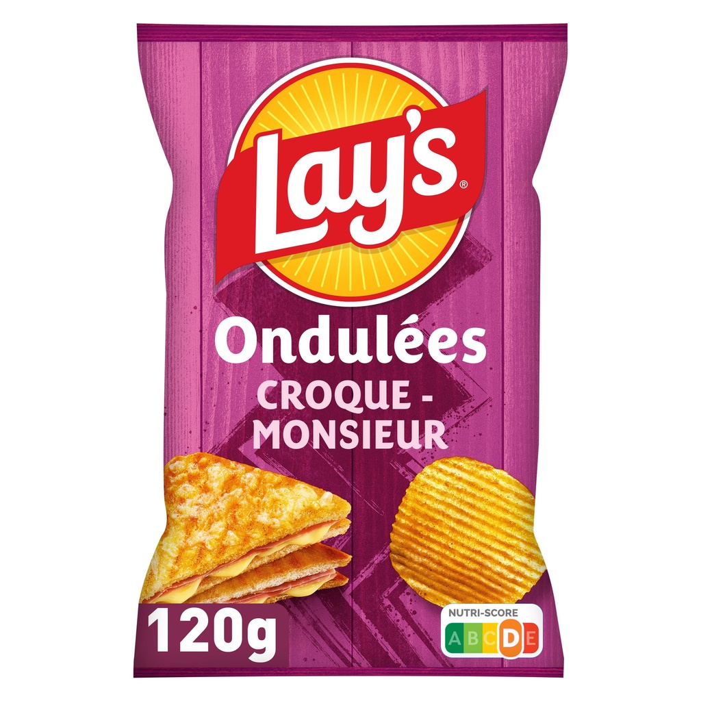CHIPS CROQ.MR. 120G LAY'S