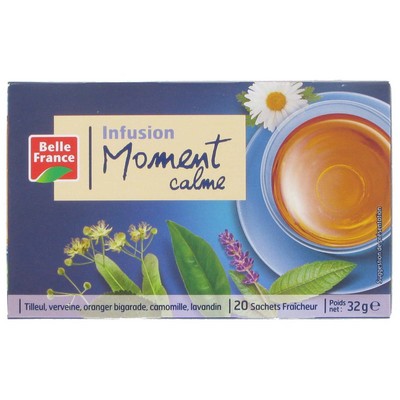 Calm Moment Herbal Tea x20 Bags Belle France Box