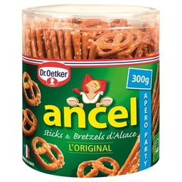 [046367] Biscuit apéritif ancel Sticks Bretzels Original 300g