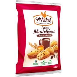 [793448] 041014 - ST MICHEL - PETITES MADELEINES PÉPITES DE CHOCOLAT - LE PAQUET DE 400G