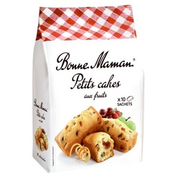 [005108] BONNE MAMAN - PETITS CAKES AUX FRUITS X10 - 300G