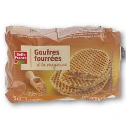 [004929] GAUFRE FOURREE A LA VERGEOISE X 10 BF FILM 300 G