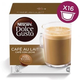 [063784] Capsules NESCAFE DOLCE GUSTO Café au Lait Boîte de 16 capsules 160g