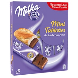[103820] Milka Mini tablettes Lait 8x25g