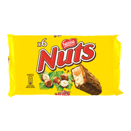 [119248] NUTS Barres chocolatées - 6x42g