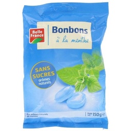 [107169] BONBON SANS SUCRE A LA MENTHE BF SACHET 150 G