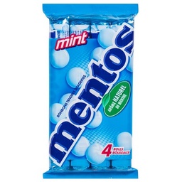 [108381] Bonbons Mentos Rouleau Menthe Multipack x4 - 152g