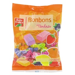 [107201] BAG OF SWEET FRUIT CANDIES 150G BF