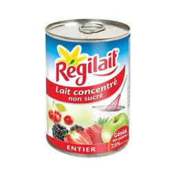 [160226] Régilait, Lait concentré non sucré entier boite 410g