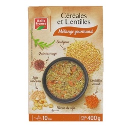 [181347] MELANGE CEREALES ET LENTILLES 10 MIN BF ETUI 400 G