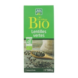 [182329] LENTILLE VERTE BIO BF ETUI 500 G