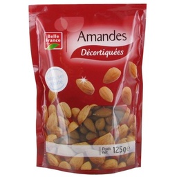 [049148] AMANDES DECORTIQUEES SANS SEL AJOUTE 125 G
