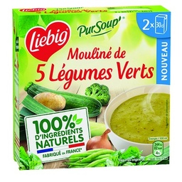 [213769] Liebig PurSoup' Mouliné de 5 légumes verts 2 x 30 cl