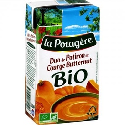 [218263] Velouté gourmand Duo Butternut et Potimarron de France BIO 1L