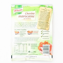 [206227] Knorr Soupe Déshydratée Chorba au Mouton Halal 4 Portions