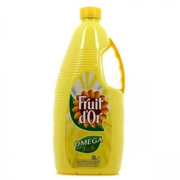 [305383] HUILE DE TOURNESOL FRUIT D'OR 3L